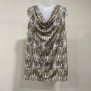 NWOT Dress Barn Cowl Neck sleeveless blouse. Size 1X. 18/20